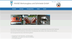 Desktop Screenshot of haase-werkzeugbau.de